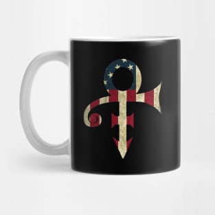 Prince Vintage American Flag Legend Mug